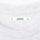 Leuke Jongens Dinosaurus Kleding Labels Terug naar (Aangebracht)