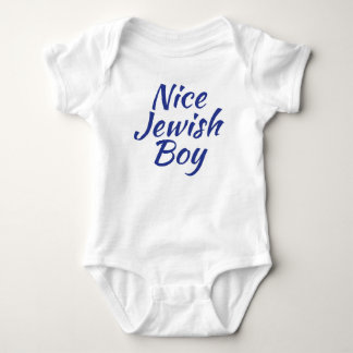 Leuke Joodse Jongen Baby Bodysuit