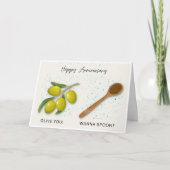 Leuke Jubileum Kaart voor iedereen die houdt van k (Voorkant)