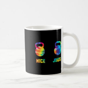 Leuke Jugs Grappige Kettlebell Borst Gym Humor Tie Koffiemok