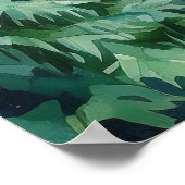 Leuke Jungle olifant liefhebbers Poster (Hoek)