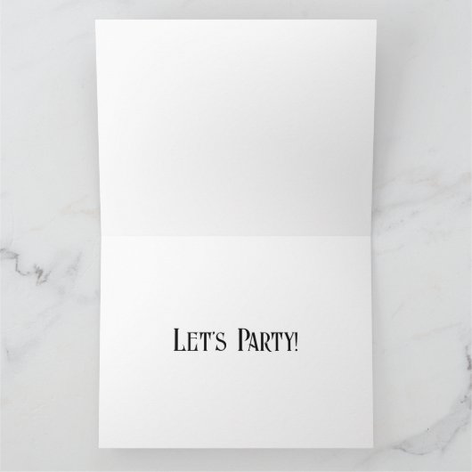 Leuke Kaart voor Echtscheiding - Ex - Let's Party! (Binnen)