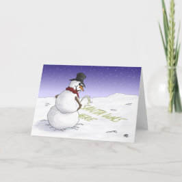 Leuke Kaarten: de kerstman was er Feestdagen Kaart
