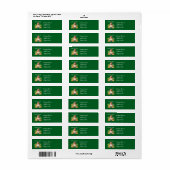Leuke kabouter aardappel boer aanpasbaar etiket (Full Sheet)