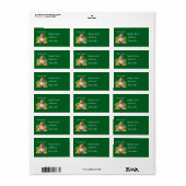 Leuke kabouter aardappelboer aanpasbaar etiket (Full Sheet)
