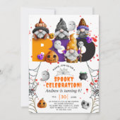 Leuke kabouters BOO Halloween kinderen verjaardag Kaart (Voorkant)