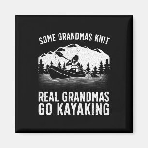Leuke kajaktocht voor oma mama kajakker varen Kaya Magneet