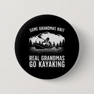 Leuke kajaktocht voor oma mama kajakker varen Kaya Ronde Button 5,7 Cm