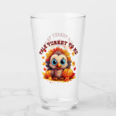 Leuke kalkoen en herfstgebladerte glas (Voorkant)
