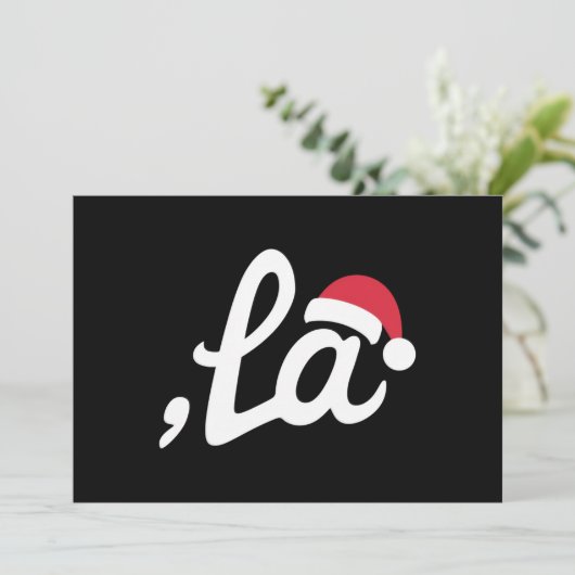 Leuke Kamala Harris 2024 Komma La Kerst Feestdagenkaart (Staand voorkant)