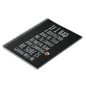 Leuke kampeer cadeaus voor vrouwen haar kampeerder notitieboek (Linkerzijde)