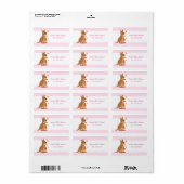 Leuke Kangoeroe Baby shower Party Treats Etiket (Full Sheet)