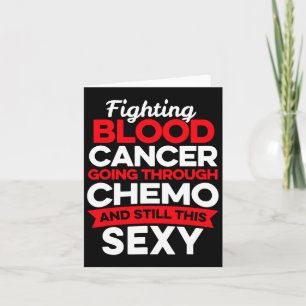 Leuke kankerbestrijder bloedkanker patiënt chemo d kaart