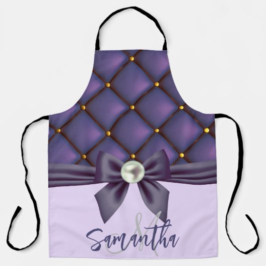 Leuke Kant en Parel Schort (Voorkant)