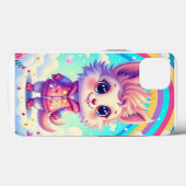 Leuke karakter iPhone case (Achterkant (horizontaal))
