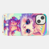 Leuke karakter iPhone case Hoesje (Achterkant horizontaal)
