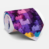 Leuke karakters Regenboog stenen Stropdas (Opgerold)