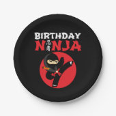 Leuke Karate Party Kinder Martial Arts Verjaardag  Papieren Bordje (Voorkant)