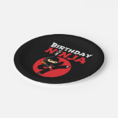 Leuke Karate Party Kinder Martial Arts Verjaardag  Papieren Bordje (Gekanteld)