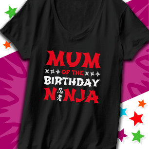 Leuke Karate Party Kinder Mum van de Verjaardag Ni T-shirt