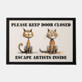 Leuke kat Eigenaar Deurmat (Voorkant)