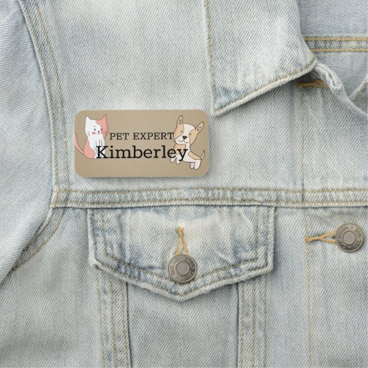 Leuke Kat en Hond Pet Expert Naamplaatje (In situ)