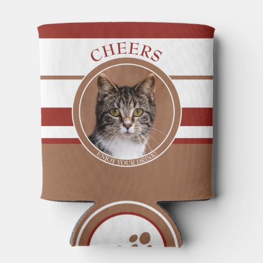 Leuke kat foto Koelbox Blikjeskoeler (Achterkant)