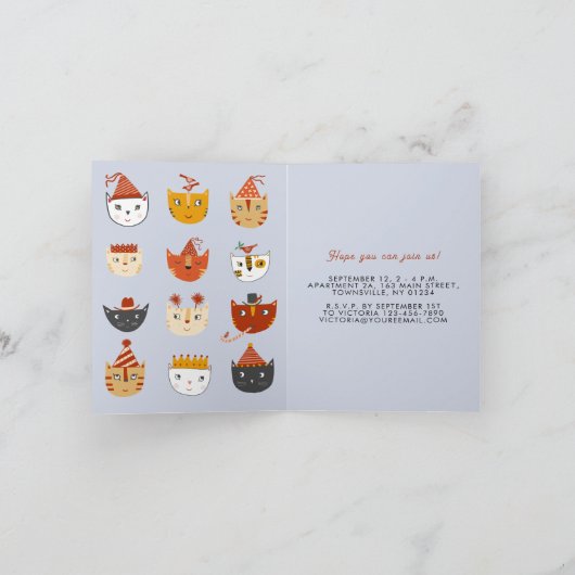 Leuke kat Genderneutraal Baby shower (Binnen)