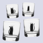 Leuke kat gepersonaliseerd uniek whisky glas