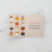 Leuke kat Gepersonaliseerde 1e Verjaardagsfeestuit (Binnen)