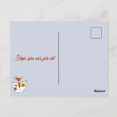 Leuke kat Gepersonaliseerde 1e Verjaardagsfeestuit Briefkaart (Achterkant)