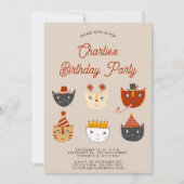 Leuke Kat Gepersonaliseerde Uitnodiging van het Ve (Voorkant)