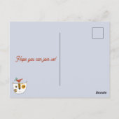 Leuke Kat Gepersonaliseerde Uitnodiging van het Ve (Achterkant)