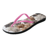 Leuke kat gezichten stijlvolle zomer teenslippers (Schuin)