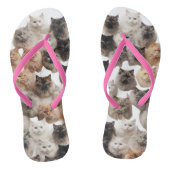 Leuke kat gezichten stijlvolle zomer teenslippers (Voetbed)
