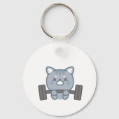 Leuke kat gym liefhebbers ontwerp | Cat Gym Lover  Sleutelhanger (Voorkant)