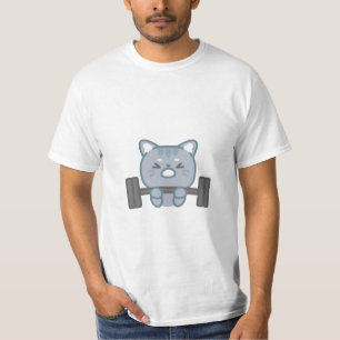 Leuke kat gym liefhebbers ontwerp   Cat Gym Lover  T-shirt