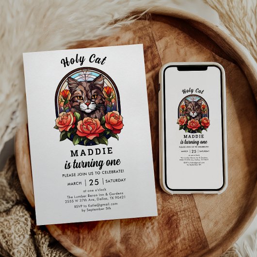 Leuke kat, ik ben er een! Schattige kattenmeisje 1 Kaart