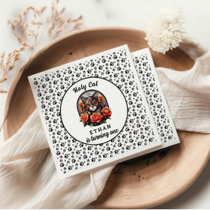 Leuke kat, ik ben er een! Schattige kattenmeisje 1 Servet