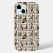 Leuke kat iPhone 15 Telefoon Case (Achterkant)