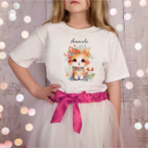 Leuke kat Kat kitten kat met bloem kat lover
