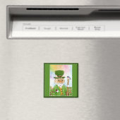 Leuke kat Leprechaun St Paddy's Day magneet (Insitu (Vaatwasser))