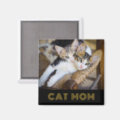 Leuke kat mam foto magneet (Voorkant / Achterkant)