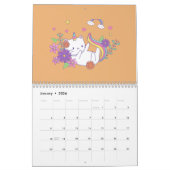 Leuke kat met liefde en vrede kalender (Jan 2026)