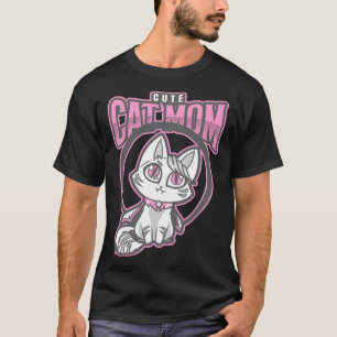 Leuke kat Moeder Kat Beste T-shirt