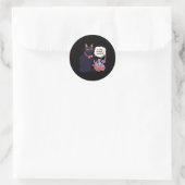 Leuke kat Pasen Wat ik wil Paasmand Stuffers Ronde Sticker (Tas)