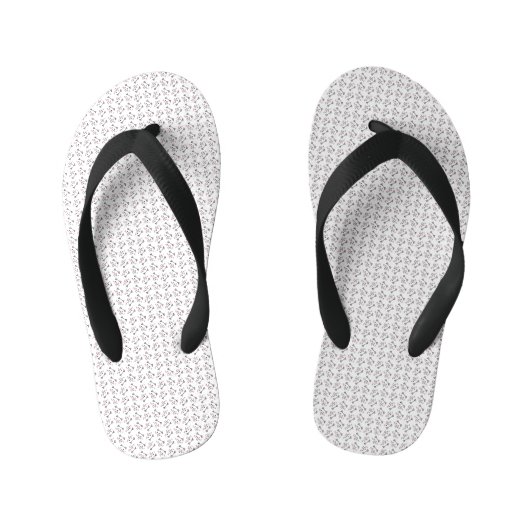 Leuke kat patroon naadloze achtergrond kinder teenslippers (Voetbed)