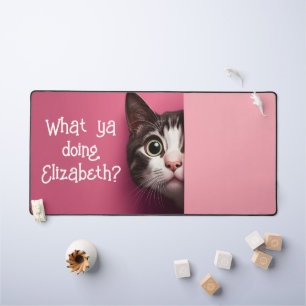 Leuke kat Peeks Bureaumat