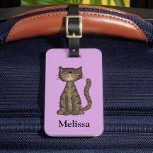 Leuke kat roze gepersonaliseerd