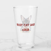 Leuke kat schilderij bier glas (Achterkant)